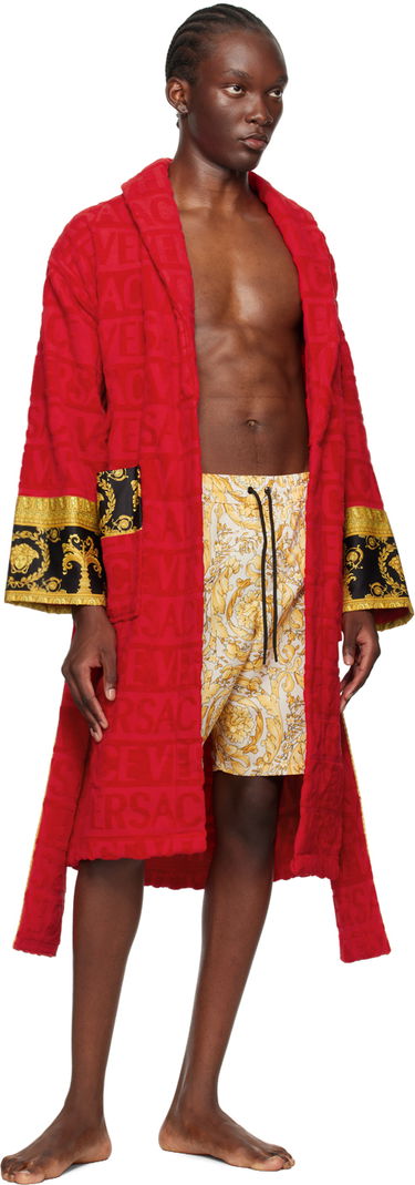 Бански Versace Barocco Swim Shorts Бяло | ABU05021_1A11356, 3