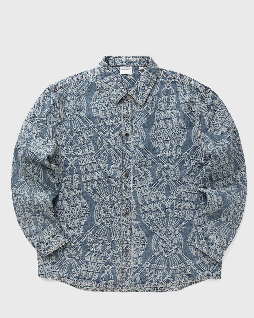 Риза DAILY PAPER Macrame Rahul Denim Shirt Синьо | 2513092
