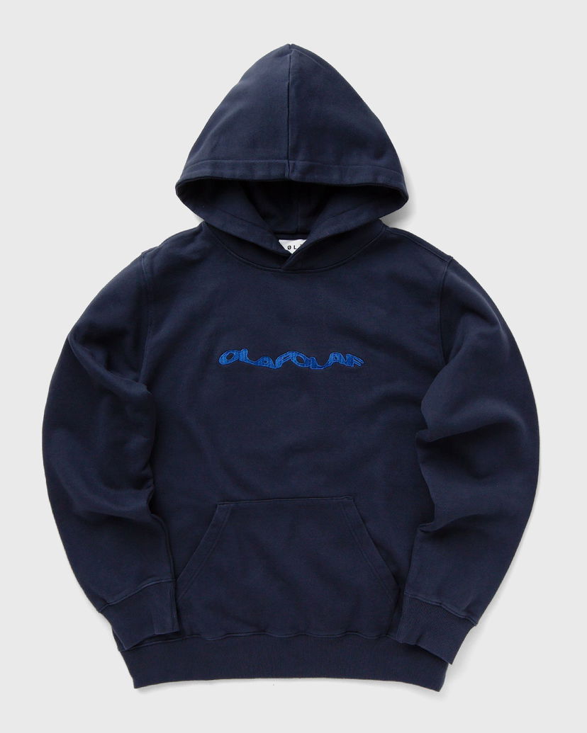 Суитчър ØLÅF WAVY DRIFT HOODIE Тъмно синьо | M180209-NAVY