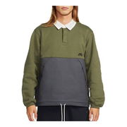 Loose Fleece Rugby Shirt