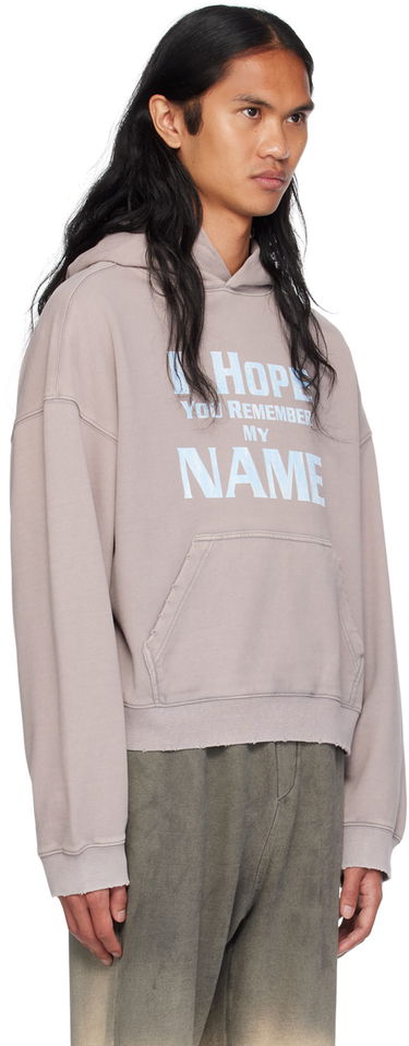Суитчър We11done Lettering Hoodie Лилаво | WD-TH2-24-813-U-LP, 1