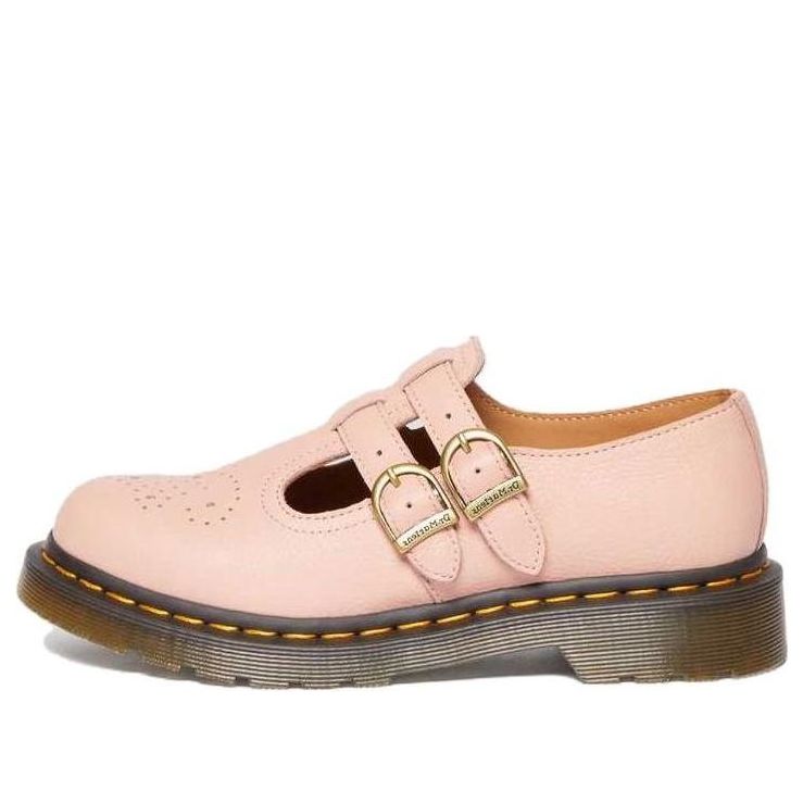 Кецове и обувки Dr. Martens 8065 Virginia Leather Mary Janes Розово | 30692329