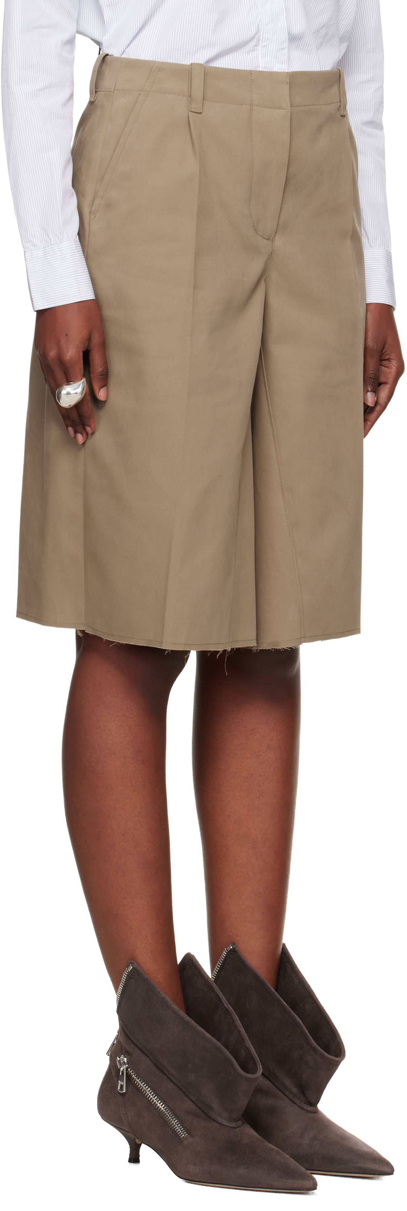 Къси панталони OUR LEGACY Jumbo Shorts Бежово | W4254JS, 1