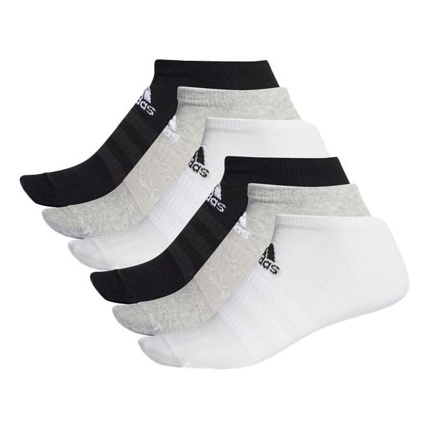 Чорапи adidas Originals Logo Embroidery Ankle Socks, 6 Pairs Бяло | DZ9407