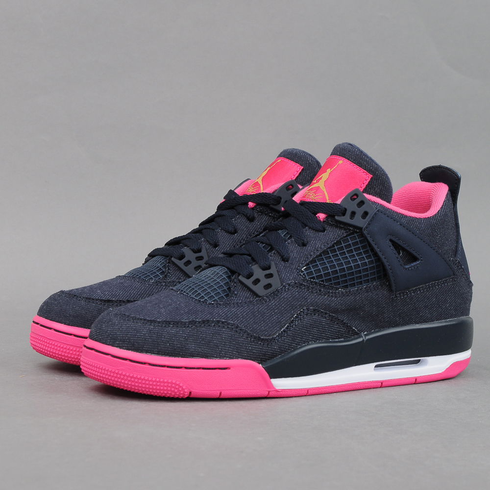 Кецове и обувки Jordan Air Jordan 4 Retro "Denim" GG Тъмно синьо | 487724-408, 1