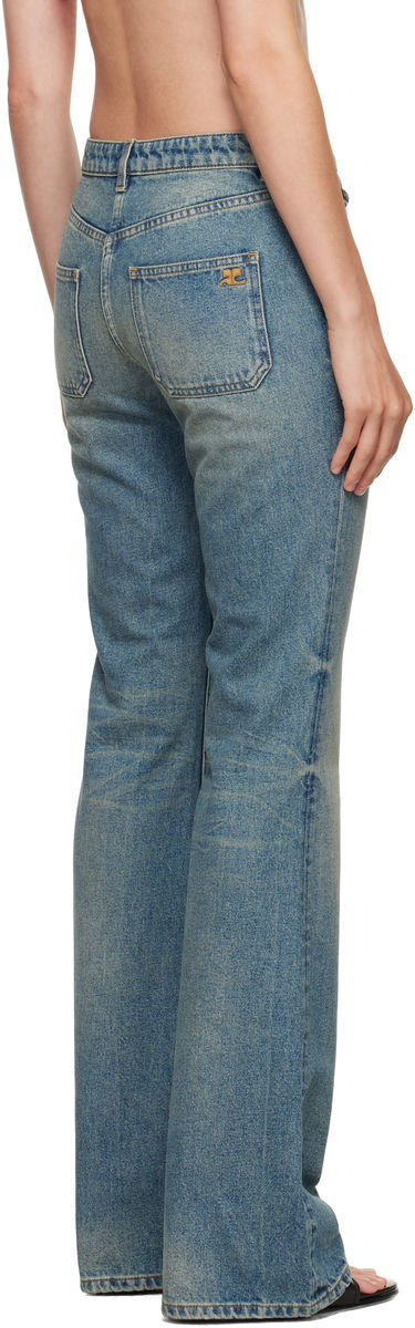 Дънки Courrèges Courrèges Bootcut Jeans Синьо | VESDPA918DE0041, 2