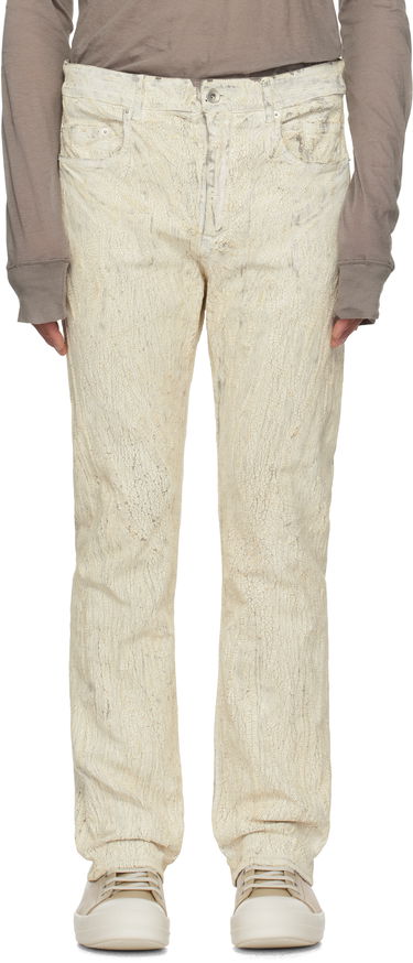 Дънки Rick Owens Rick Owens Hollywood Headon Utility Jeans Бяло | RR01E5308 SMMC, 0