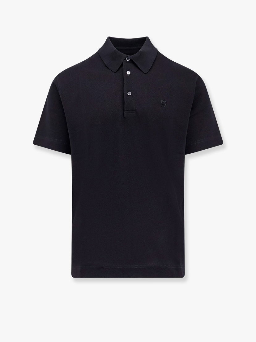 Поло тениска Givenchy Classic Fit Polo Shirt Черно | BM71KR3YCD001