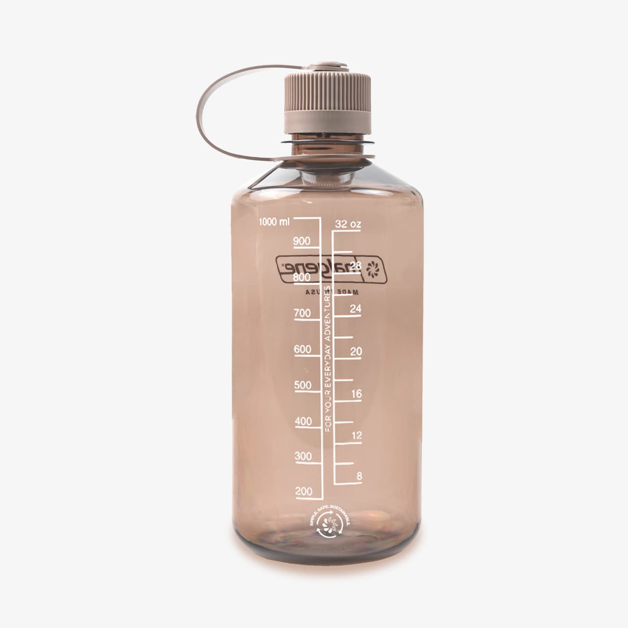 Бутилки за пиене Nalgene 1000ml Narrow Mouth Sustain Water Bottle Кафяво | 2021-3132, 0
