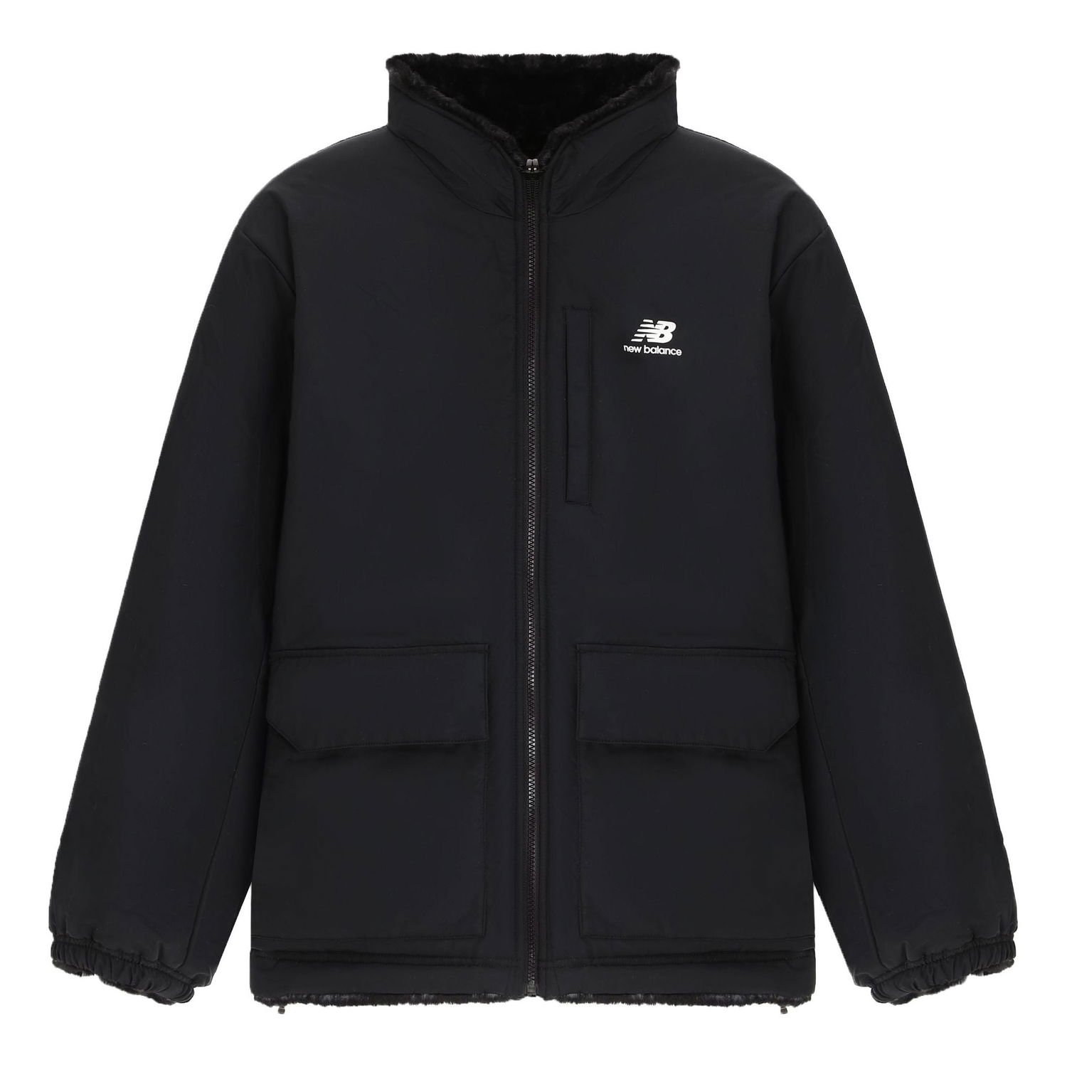 Пухо яке New Balance Logo Windbreaker Jacket Черно | 6DC43783-BK, 0
