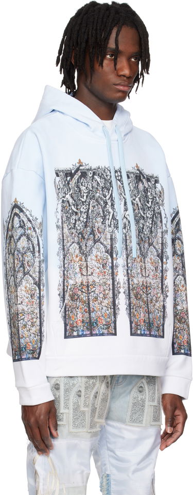 Суитчър Who Decides War Who Decides War Ignatius Graphic Print Hoodie Синьо | 1110270008SS25, 1