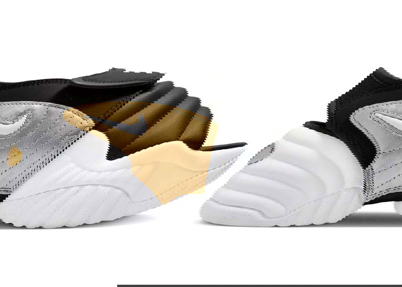 Кецове и обувки Nike Air Adjust Force Sandal "Black Metallic Gold" W Черно | DV2136-001, 0