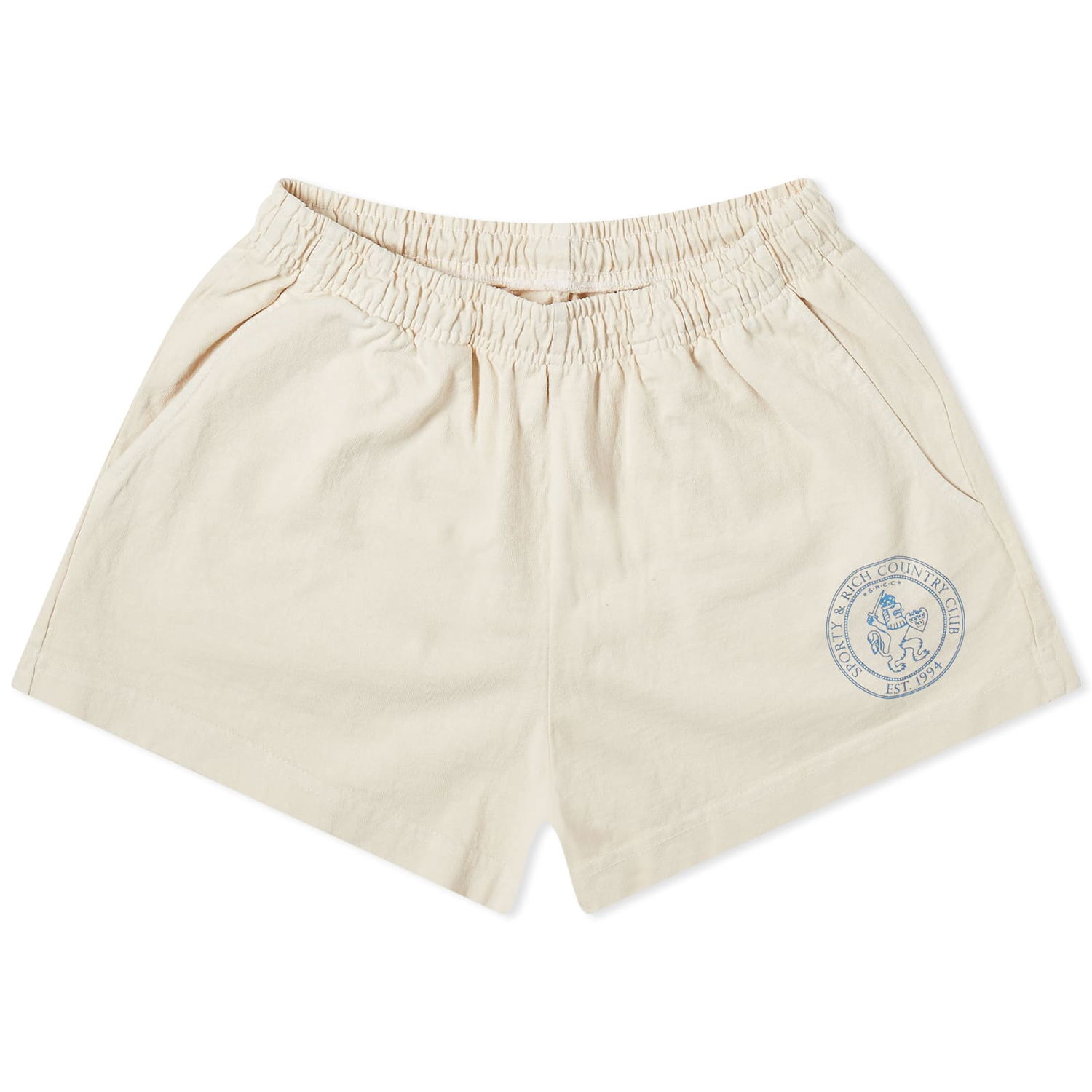 Къси панталони Sporty & Rich Lion Crest Disco Shorts Бежово | SH872CR, 0