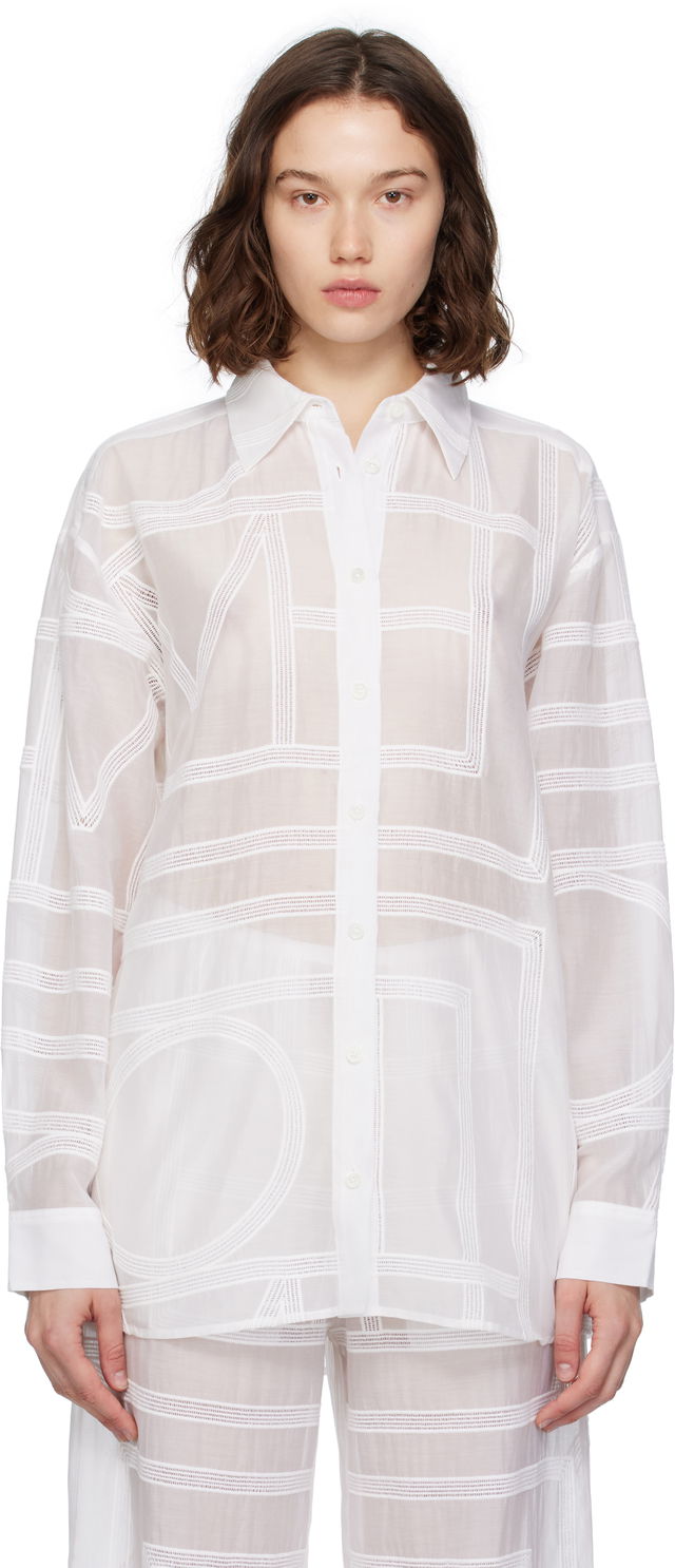 TOTEME Classic Crochet Shirt