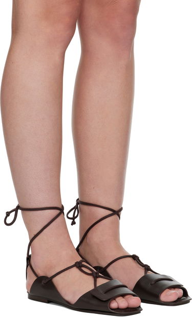Облекло LEMAIRE Lemaire Opanka Flat Sandals Кафяво | FO0169 LL0043, 3