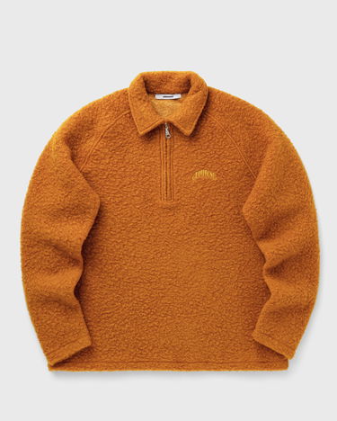 Пуловер Edmmond Studios SNOW Fuzzy Long-Sleeve Half-Zip Polo Оранжево
 | 325-40-18730, 1