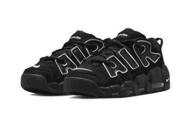 Кецове и обувки Nike AMBUSH x Air More Uptempo Low "Black and White" Черно | FB1299-001, 3