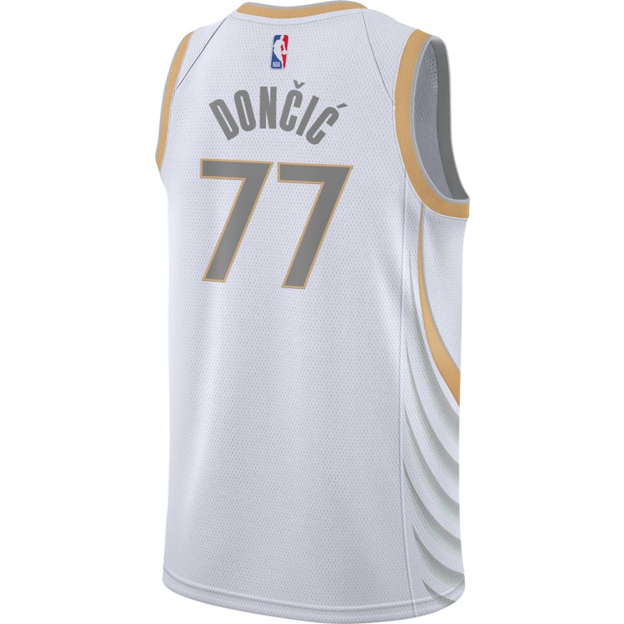 Фланелка Nike Luka Doncic Dallas Mavericks City Edition Jersey Бяло | CN1723-101, 1