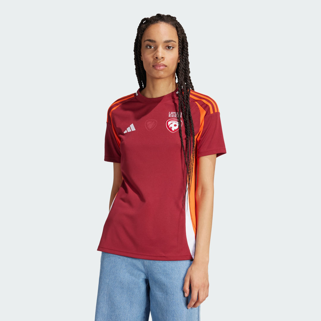 Фланелка adidas Performance Latvia Home Jersey Червено | IQ2401, 0