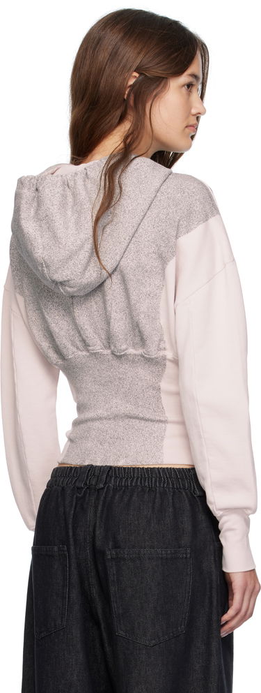 Суитчър Eckhaus Latta Eckhaus Latta Snatched Zip-Up Hoodie Розово | 4000-EL-PF25-P -, 2