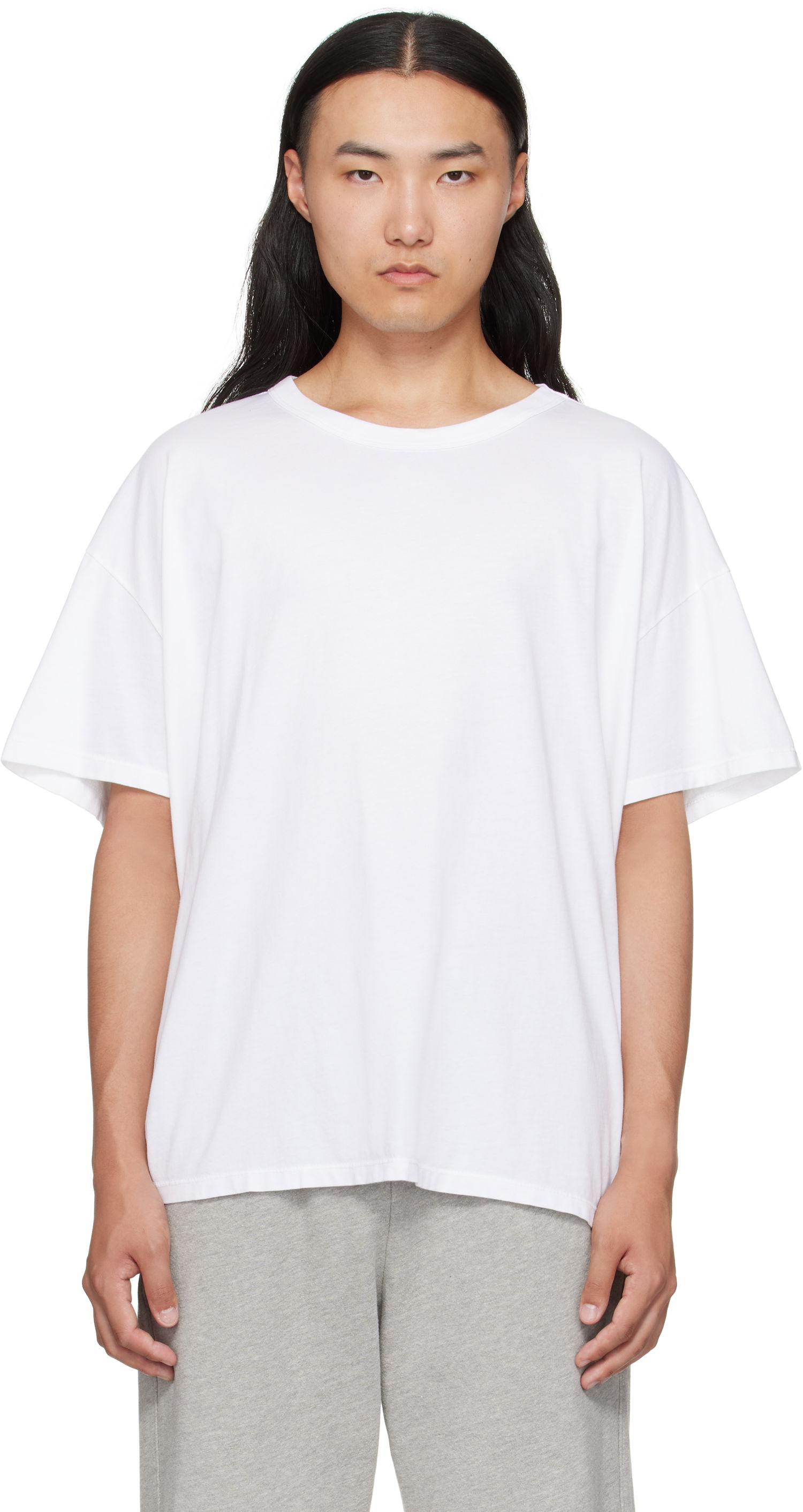 Тениска LES TIEN Les Tien Oversized T-Shirt Бяло | CJ-2092, 0