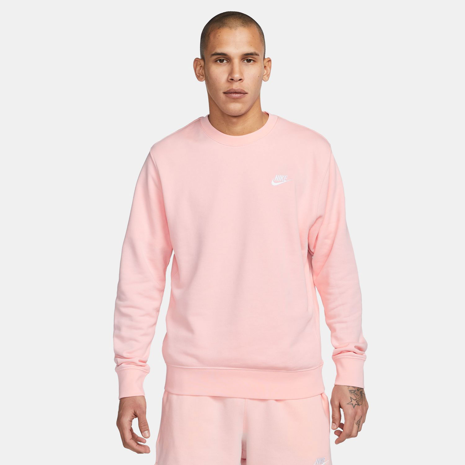 Суитчър Nike Sportswear Club Crewneck Розово | BV2666-686, 0