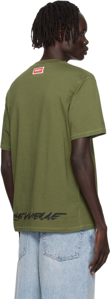 Тениска KENZO Kenzo Paris Futura 2000 Edition Cotton T-Shirt Зелено | FF65TS2524SG, 2