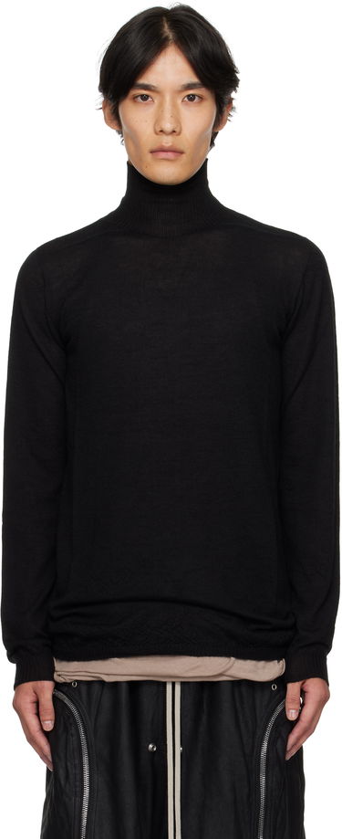 Пуловер Rick Owens Rick Owens Concordians Level Turtleneck Sweater Черно | RU02E1624 WS, 0