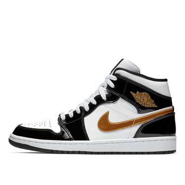 Кецове и обувки Jordan Air Jordan 1 Mid Patent "Black Gold" Многоцветен | 852542-007, 0