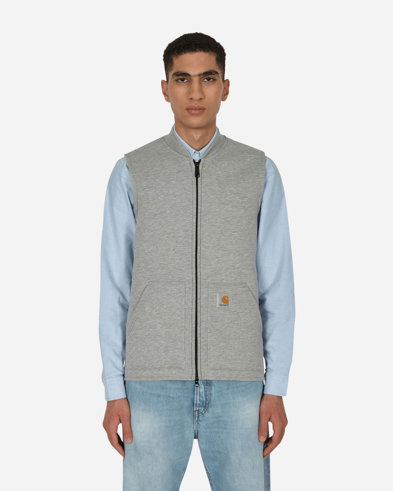 Жилетка Carhartt WIP Vest with Zip Closure Сиво | I030621 0GK.XX, 0