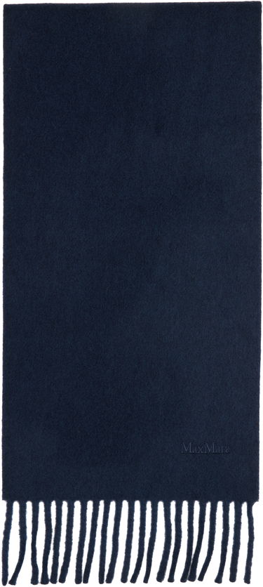 Шал Max Mara Scilli Fringed Scarf Тъмно синьо | 2524546052600, 0