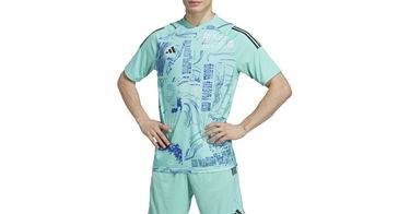 Фланелка adidas Originals Tiro Graphic Jersey Тюркоазено | ib3181, 1