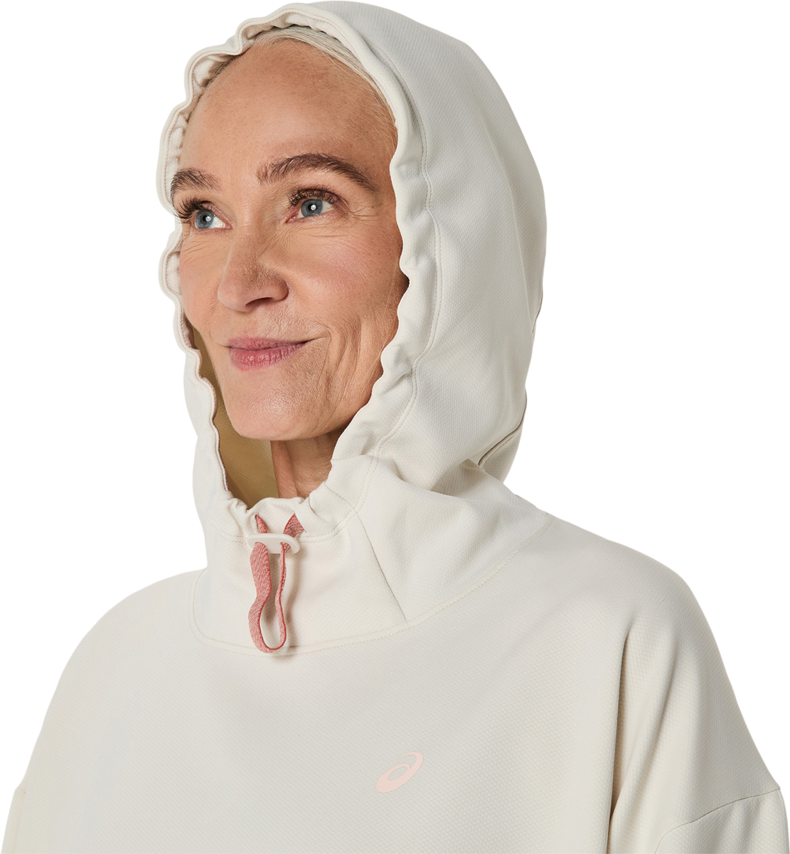Суитчър Asics Asics Nagino Run Adjustable Hoodie Бяло | 2012d142-200, 1