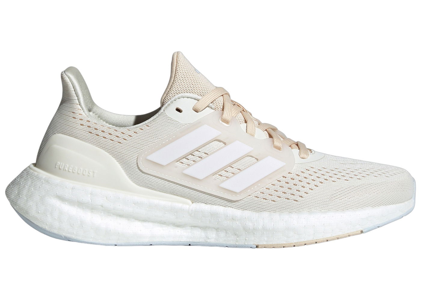 Кецове и обувки adidas Performance Pureboost 23 Ivory Zero Metalic Halo Blue (Women's) Сиво | IF1535, 0