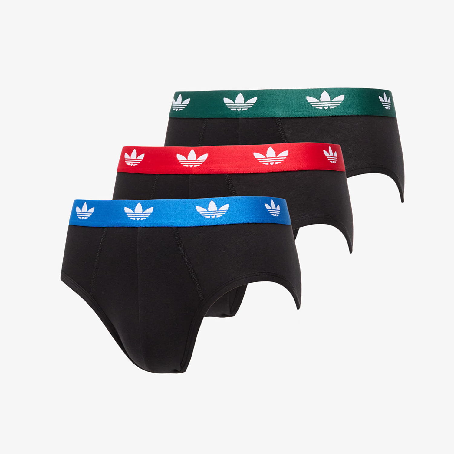 Боксерки adidas Originals Comfort Brief Cotton Brief 3-Pack Black Черно | 4AR001-900, 0
