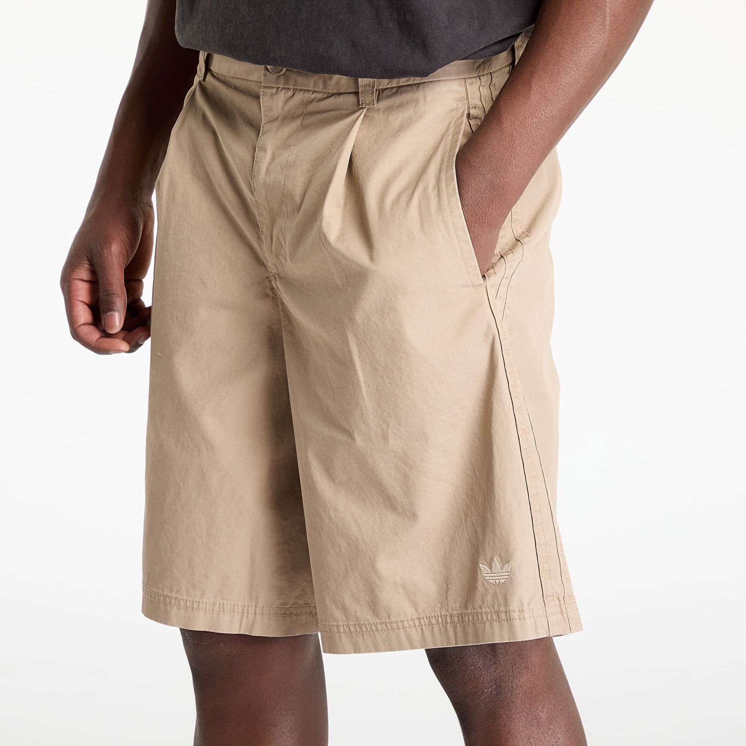 Къси панталони adidas Originals Wide Leg Bermuda Shorts Бежово | KB5585, 1