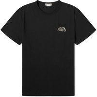 Тениска Alexander McQueen Seal Logo T-Shirt Черно | 776280QXAAB-1000, 1