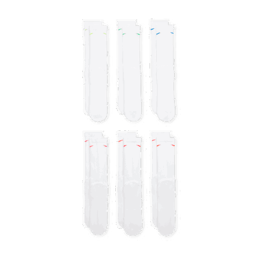 Чорапи Nike Everyday Plus Cushioned Training Socks (6 Pairs) Бяло | SX6897-968, 3