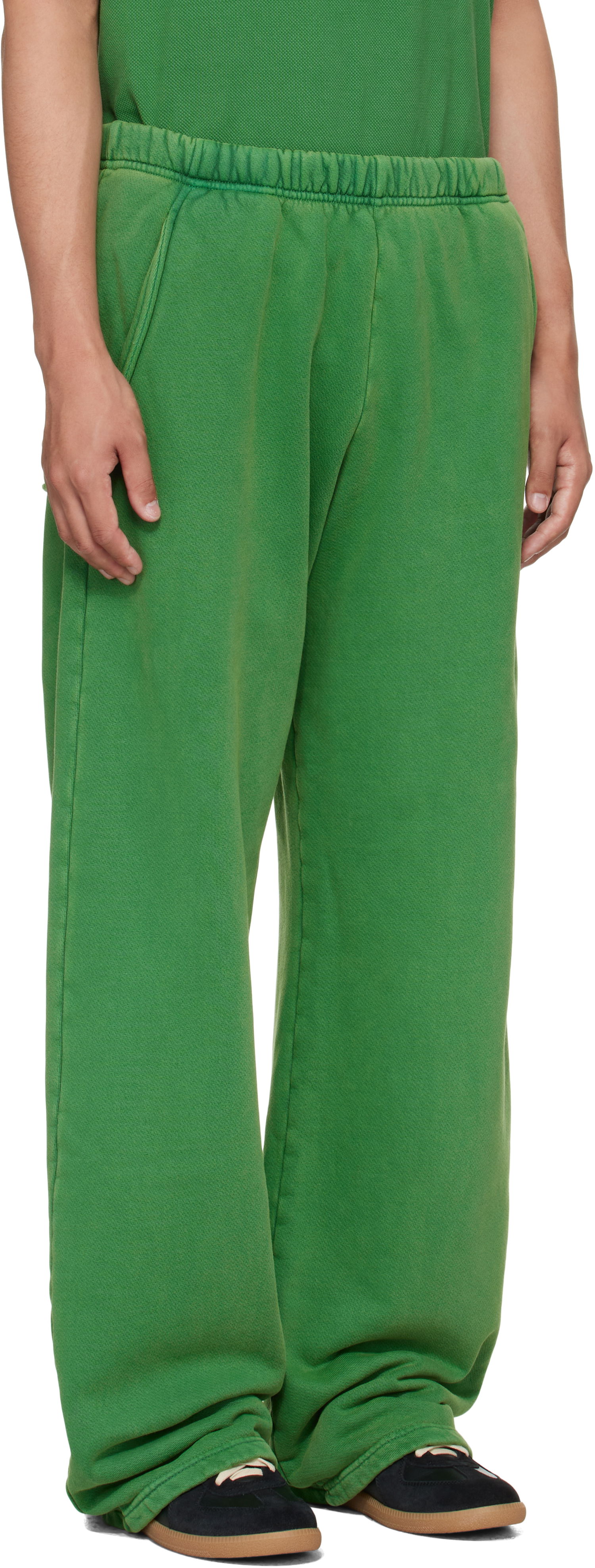 Спортни панталони LES TIEN Les Tien Heavyweight Utility Puddle Sweatpants Зелено | CF-3089-PD, 1