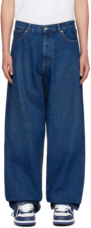 Дънки Off-White Off-White Loose Fit Jeans Синьо | OMYA180C99DEN0024400, 0