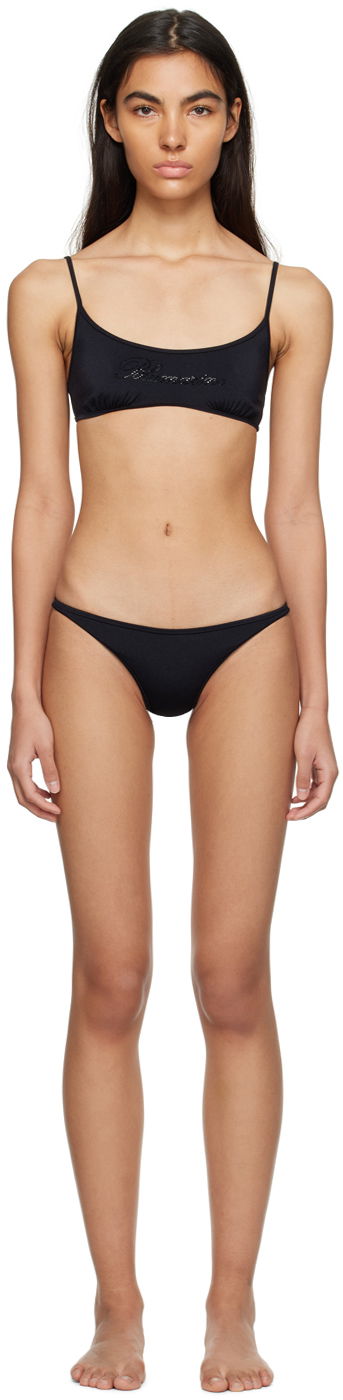 Бански Blumarine Rhinestone Bikini Черно | P322D012A, 0