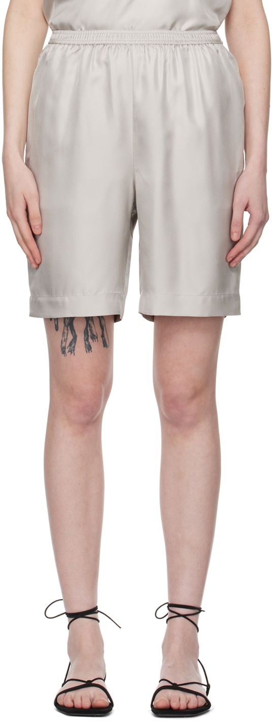 Къси панталони Loulou de Saison Loulou de Saison Zinia Shorts Сиво | ZINIA, 0