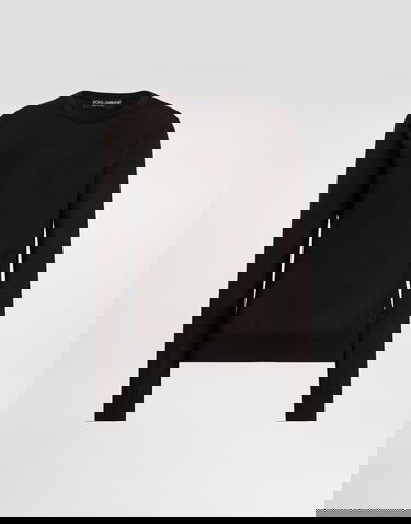 Пуловер Dolce & Gabbana Dolce & Gabbana Cashmere Pullover Кафяво | FXXAGZJBW0PM0682, 0