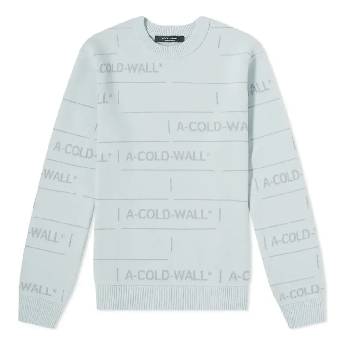 Пуловер A-COLD-WALL* Chain Jacquard Knit Sweater Синьо | ACWMK031IC-GRY, 0