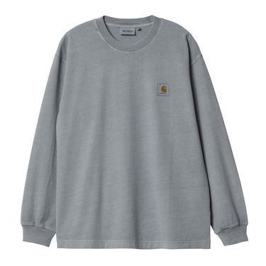 Тениска Carhartt WIP L/S Vista T-Shirt "Mirror garment dyed" Сиво | I030779_1NK_GD, 4