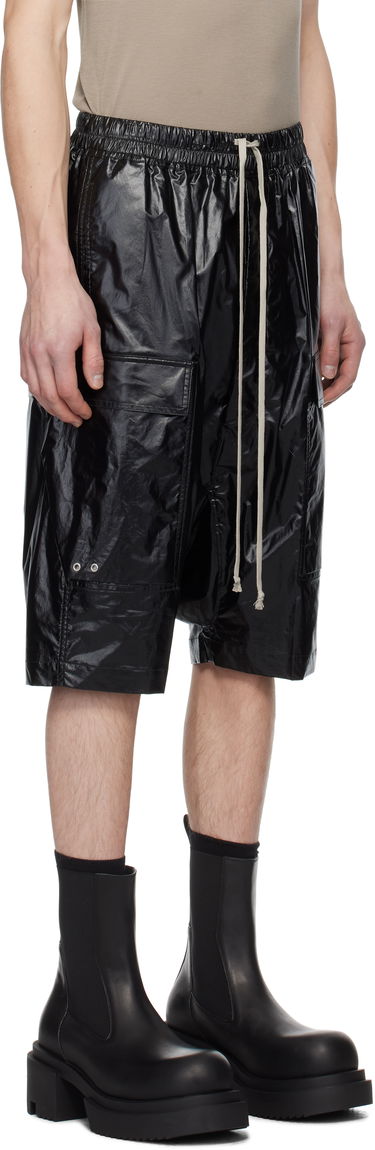Къси панталони Rick Owens Rick Owens Hollywood Cargo Pods Shorts Черно | RU01E5389 MCT, 1
