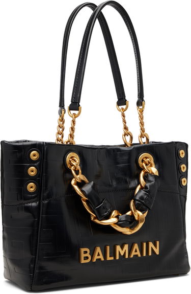 Голяма пазарска чанта Balmain Small 1945 Soft Tote Черно | GN1FD871LETF, 1