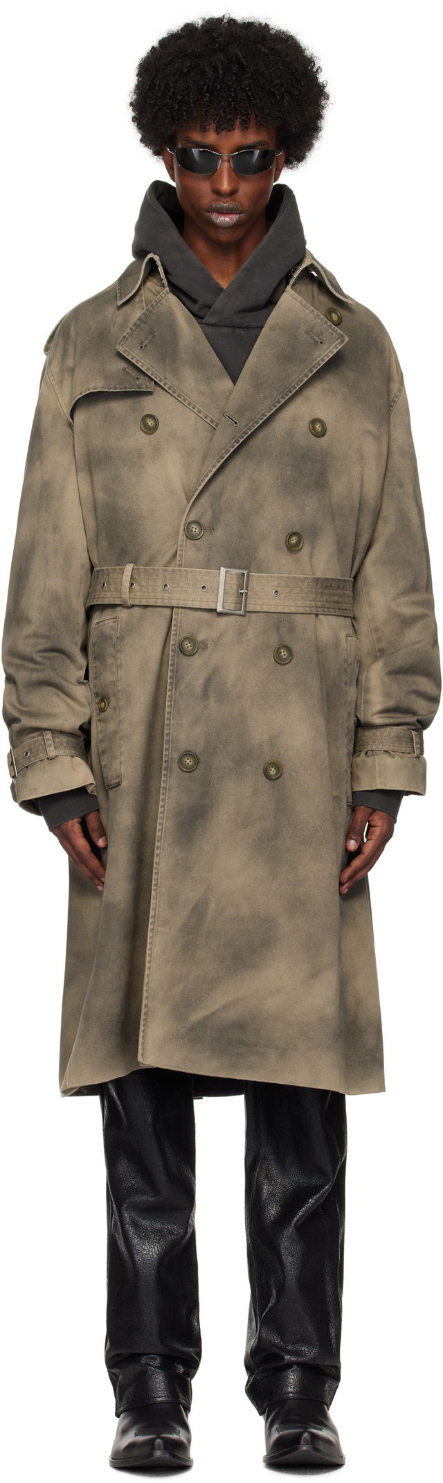 Washed Trench Coat