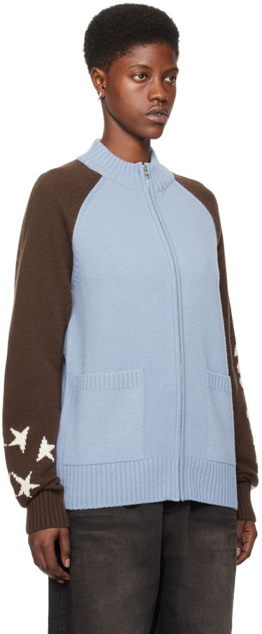 Пуловер We11done We11done Zip Cardigan Синьо | WD-KJ0-24-620-U-SK, 1