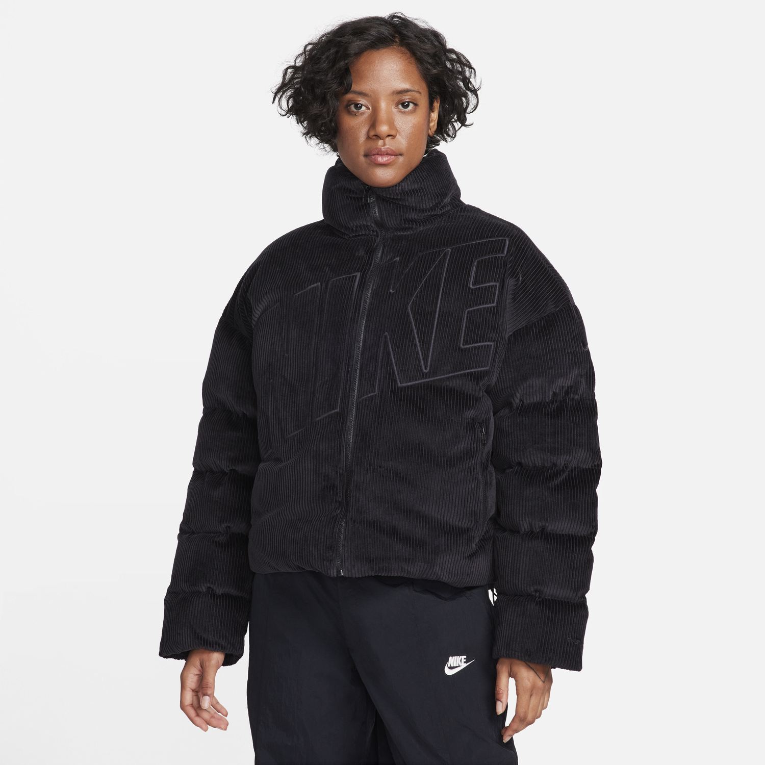 Пухо яке Nike Sportswear Essential Therma-FIT Черно | FB8727-010, 0